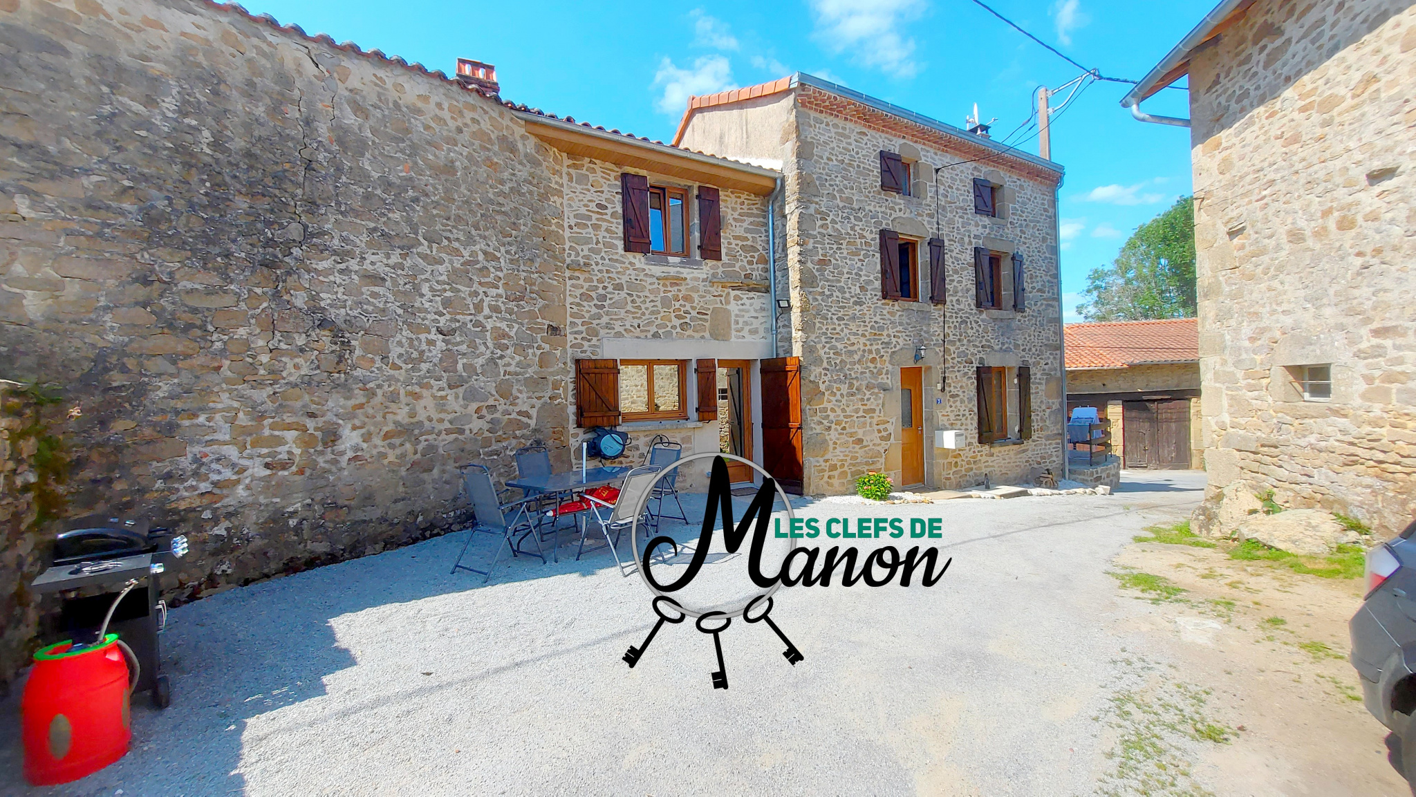 Maison 107M2 EN PIERRES 3 CHAMBRES + 2EME Maison